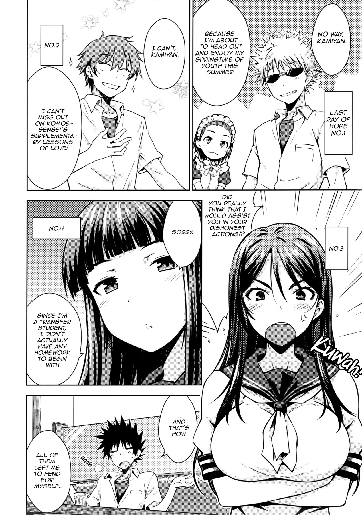 Hentai Manga Comic-Summer Homework-Read-5